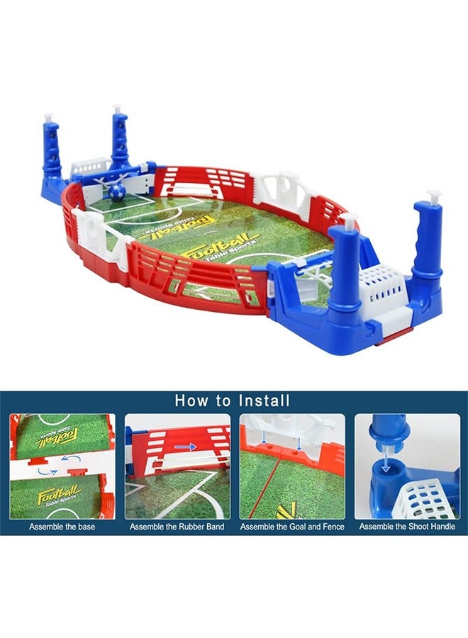LENND Mini Football Games, Tabletop Football Soccer Pinball for Indoor Game Room, Table Top Foosball Desktop Sport Board Game for Adults Kids Family Game Night Fun (medium)  - Image 4
