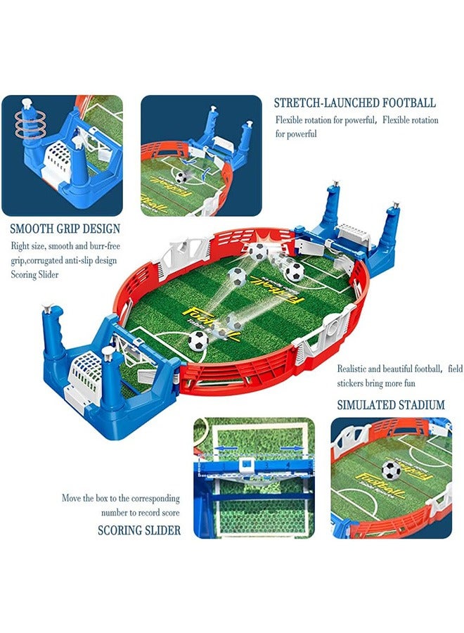 LENND Mini Football Games, Tabletop Football Soccer Pinball for Indoor Game Room, Table Top Foosball Desktop Sport Board Game for Adults Kids Family Game Night Fun (medium)  - Image 2