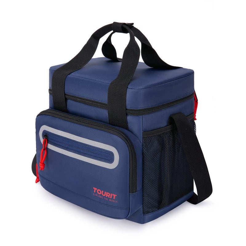 TOURIT Large Lunch Bag 14L Insulated Lunch Box Lunch Cooler for Men Women Work Dark Blue