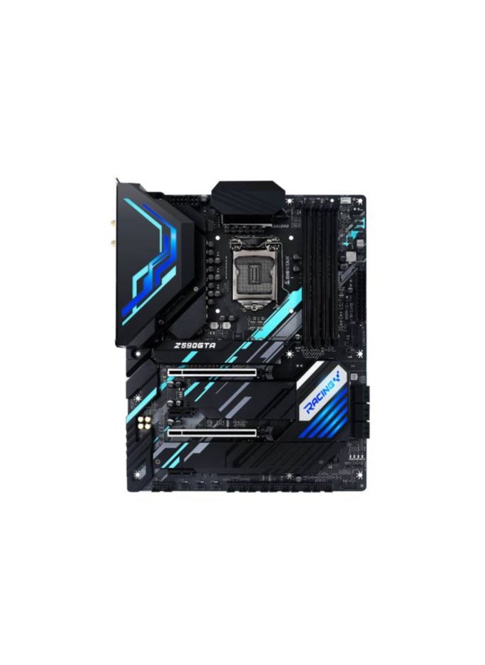 Biostar Biostar Z590GTA Racing Series ATX DDR4 Motherboard, Intel Z590 Chipset, 10/11th Gen LGA1200, PCI-Express 4.0, SATA3, 3x M.2, 2.5GbE, USB 3.2 Gen2, Supports 2.5GbE LAN & WiFi 6 Module  - Image 2