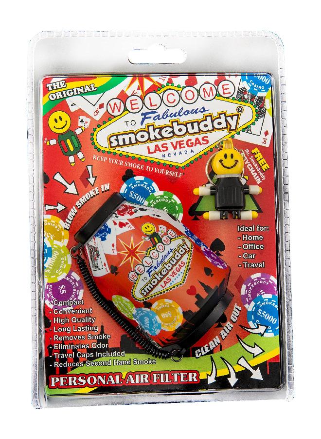 smokebuddy Smoke Buddy Smokebuddy Original Vegas Black/Red Assorted Personal Air Filter - Image 5