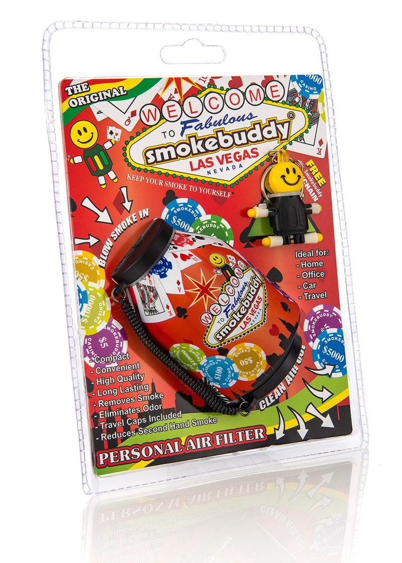 smokebuddy Smoke Buddy Smokebuddy Original Vegas Black/Red Assorted Personal Air Filter - Image 2