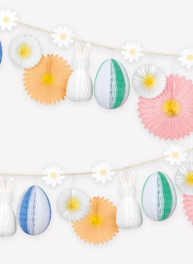 ميري ميري Honeycomb Easter Bunny Garland