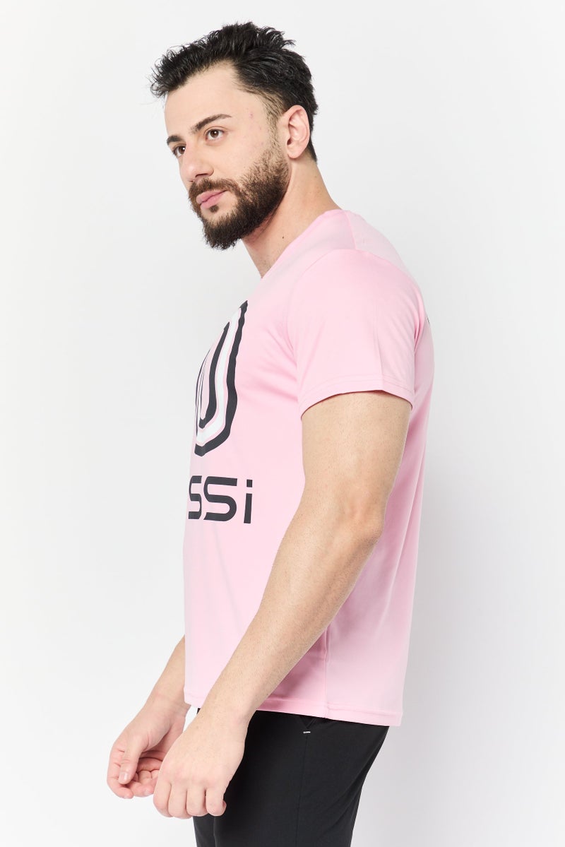 MESSI Men Sportswear Fit Short Sleeves Training T-Shirt, Pink - Image 2