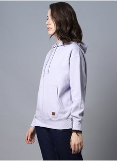 HIGH STAR Women Lavender Sweatshirt  - Image 4