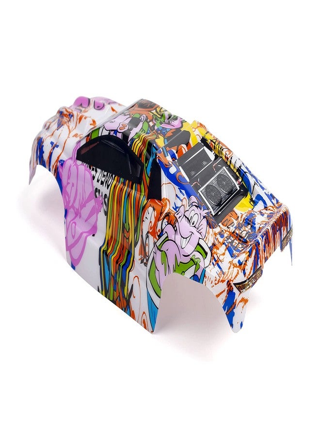 ساميت لينك تصميم جرافيتي مخصص على شكل خنزير وردي متوافق مع سيارة أو شاحنة e-Revo Mini 1/16 RC (الشاحنة غير متضمنة) ERMN-PIG-01 - Image 5