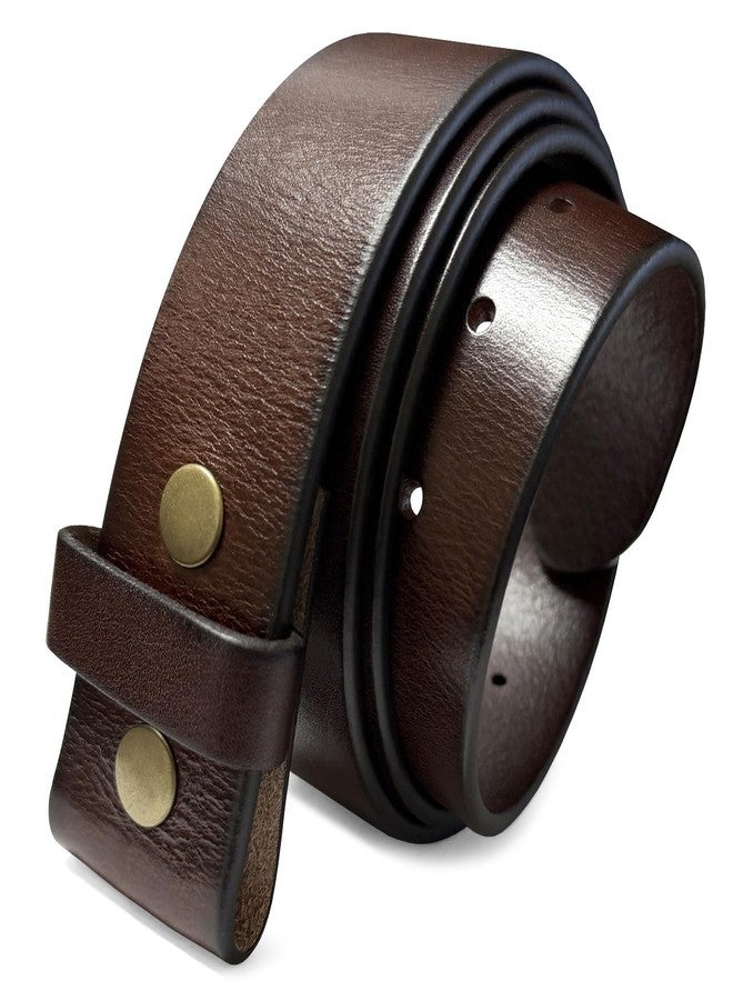 Belts.com 100% One-Piece Full Grain Leather Belt Strap with No Slot Hole 1-1/2"(38mm) Wide (Brown, 36) - Image 1