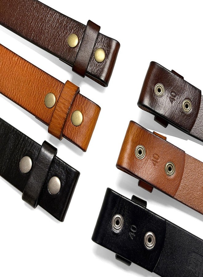 Belts.com 100% One-Piece Full Grain Leather Belt Strap with No Slot Hole 1-1/2"(38mm) Wide (Brown, 36) - Image 4