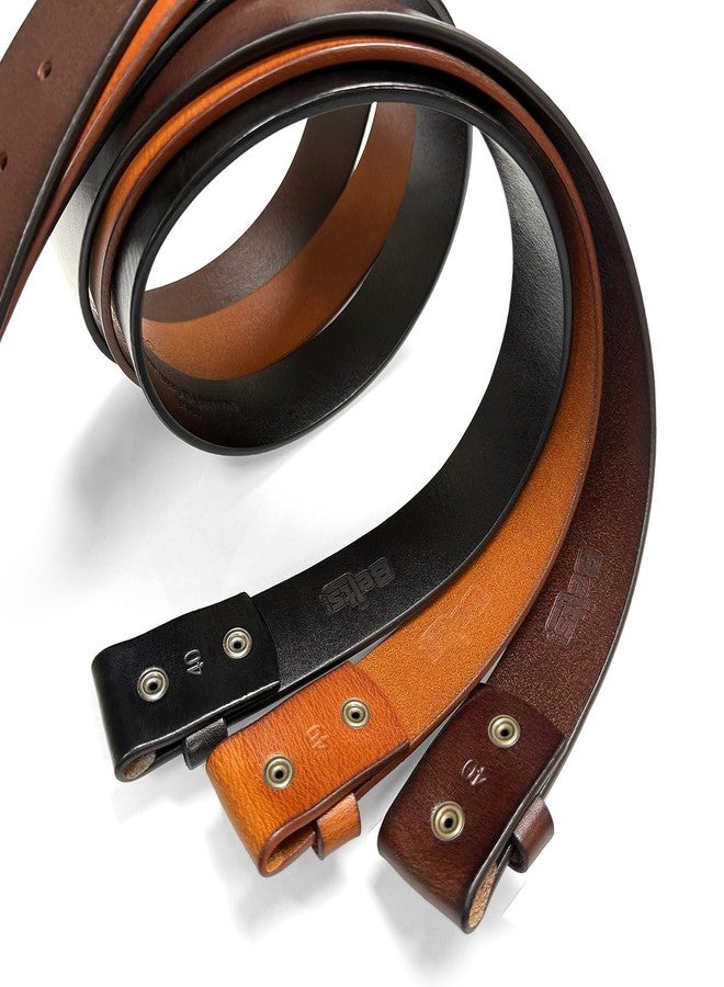 Belts.com 100% One-Piece Full Grain Leather Belt Strap with No Slot Hole 1-1/2"(38mm) Wide (Brown, 36) - Image 5