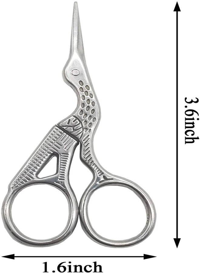 YOOHUA 6PCS Stork Scissors, Crane Design Sewing Scissors Stainless Steel Tip Dressmaker Shears DIY Tools for Embroidery, Craft, Needle Work, Art Work - Image 2