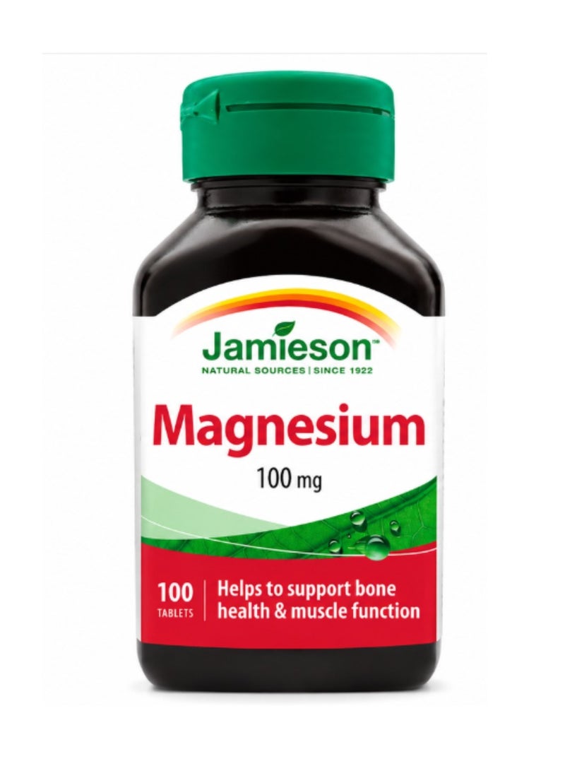 Jamieson Magnesium 100 mg 100 Tablets - Image 4