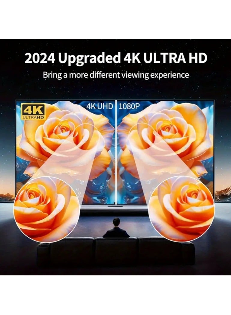 Indoor TV antenna, smart TV local channel TV antenna, supports 4K 1080p, 400+mile long-distance signal enhancement antenna TV digital high-definition indoor and outdoor.  - Image 3