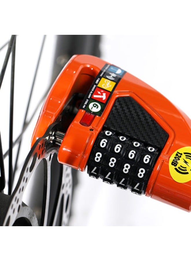 Ulac Air Alarm Combo 120dB Disc Lock Orange - Image 3