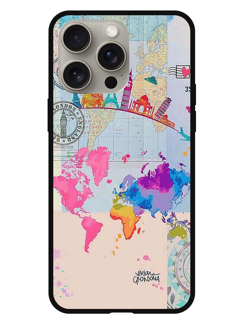 Theodor Protective Case Anti Scratch Shock Proof Bumper Cover For iPhone 15 Pro Travel - Image 1
