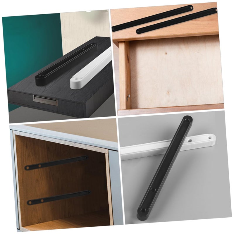 2Pcs Side Mount Drawer Slides For Cabinet Wardrobe Bedside Table Smooth Installation - Image 5