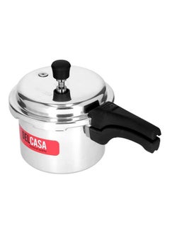 DELCASA Aluminium Durable Design Dishwasher Safe And Gas Stove Compatible High Quality Pressure Cooker 3Liters  - Image 3