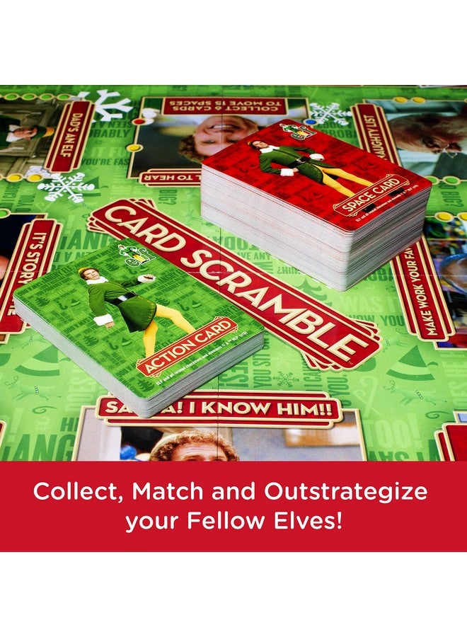 Aquarius AQUARIUS Elf Card Scramble Board Game - Fun Family Christmas Party Game for Kids, Teens & Adults - Entertaining Game Night Gift - Officially Licensed Elf the Movie Merchandise - Image 4