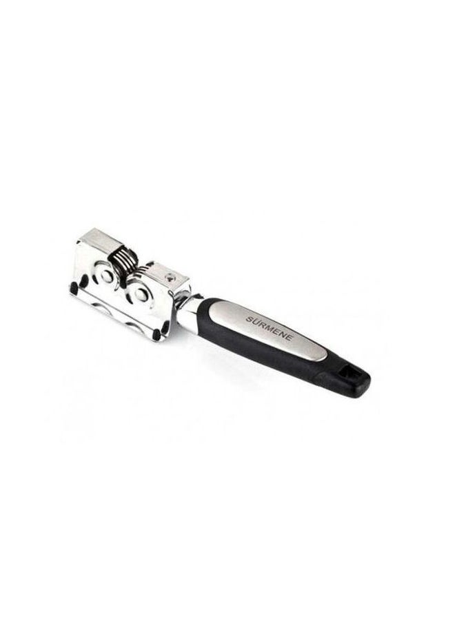 Generic Stainless Steel Manual Knife Sharpener - Sharp sharpening tool with comfortable plastic handle, easy to use and suitable for all types of knives  - Image 4