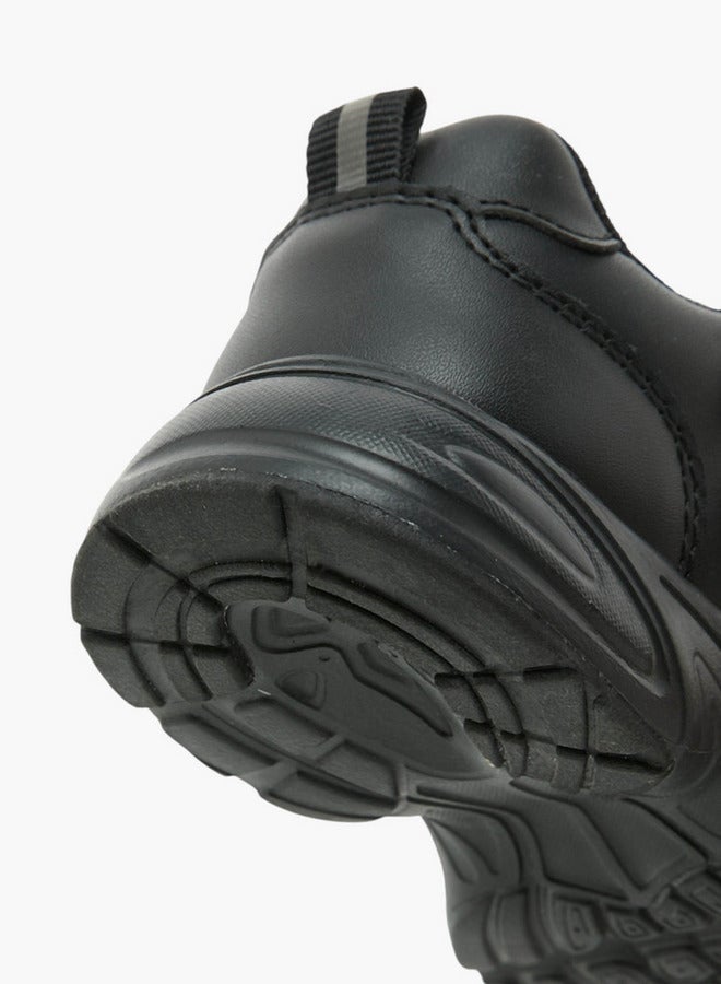 MARVEL Boys Textured School Shoes with Hook and Loop Closure - Image 4