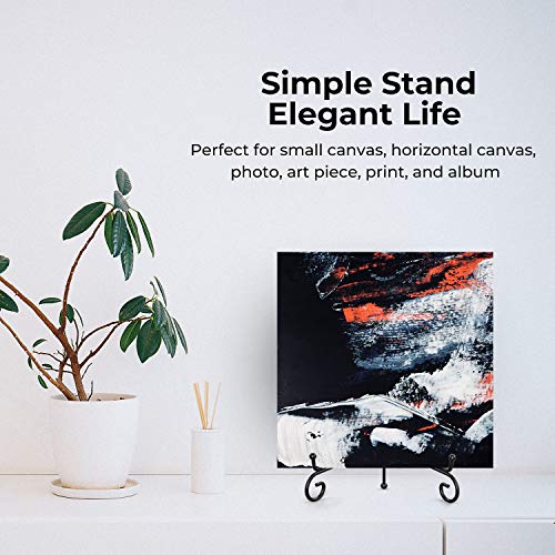 TRLife TR-LIFE Plate Stands for Display - 8 Inch Plate Holder Display Stand + Metal Easel Stand for Picture Frame, Decorative Plates, Book, Photo, Collectibles (2 Pack) - Image 3