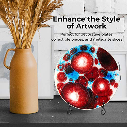 TRLife TR-LIFE Plate Stands for Display - 8 Inch Plate Holder Display Stand + Metal Easel Stand for Picture Frame, Decorative Plates, Book, Photo, Collectibles (2 Pack) - Image 5