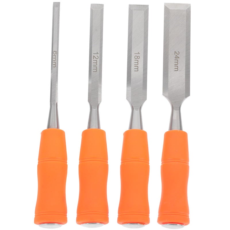 4Pcs Wood Carving Chisel Set 6mm 12mm 18mm 24mm Multi Function For DIY Woodworking - Image 2