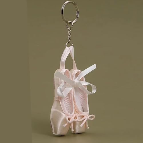 Haoyull Fashion Ballet Shoes Charm Keychain Haning Ornament Keyring Lovely Pendants Decoration for Purse Bag Backpack Handbag - Image 4