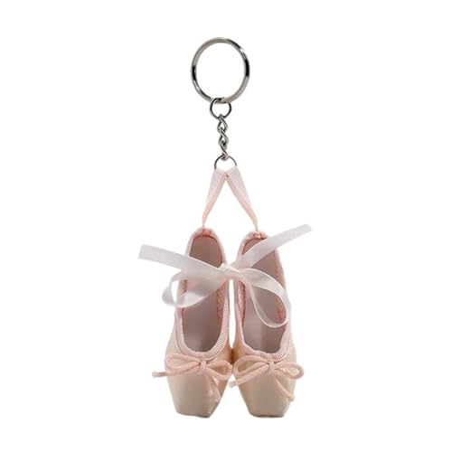 Haoyull Fashion Ballet Shoes Charm Keychain Haning Ornament Keyring Lovely Pendants Decoration for Purse Bag Backpack Handbag - Image 1