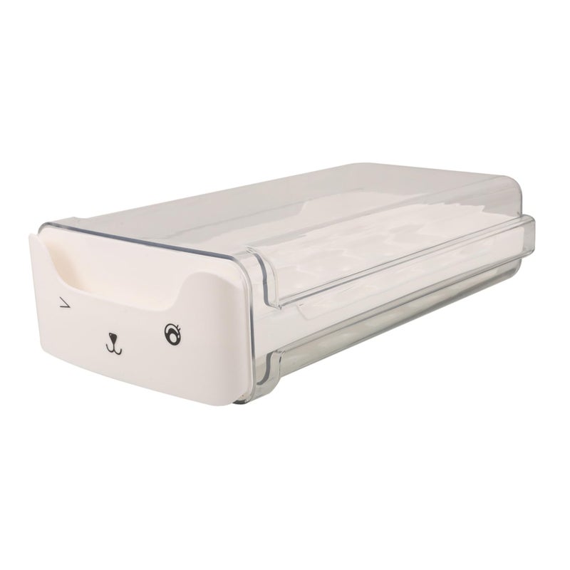 Stackable Egg Holder Storage Box For Refrigerator And Countertop White 32 50X18 30X8 90CM - Image 2