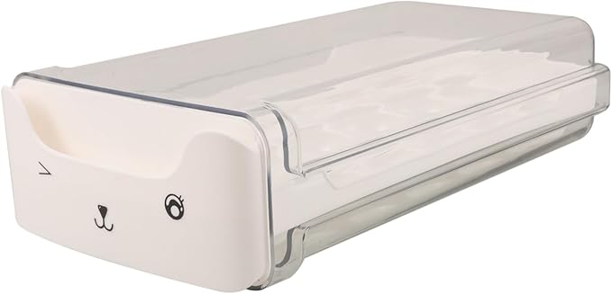 Stackable Egg Holder Storage Box For Refrigerator And Countertop White 32 50X18 30X8 90CM - Image 1