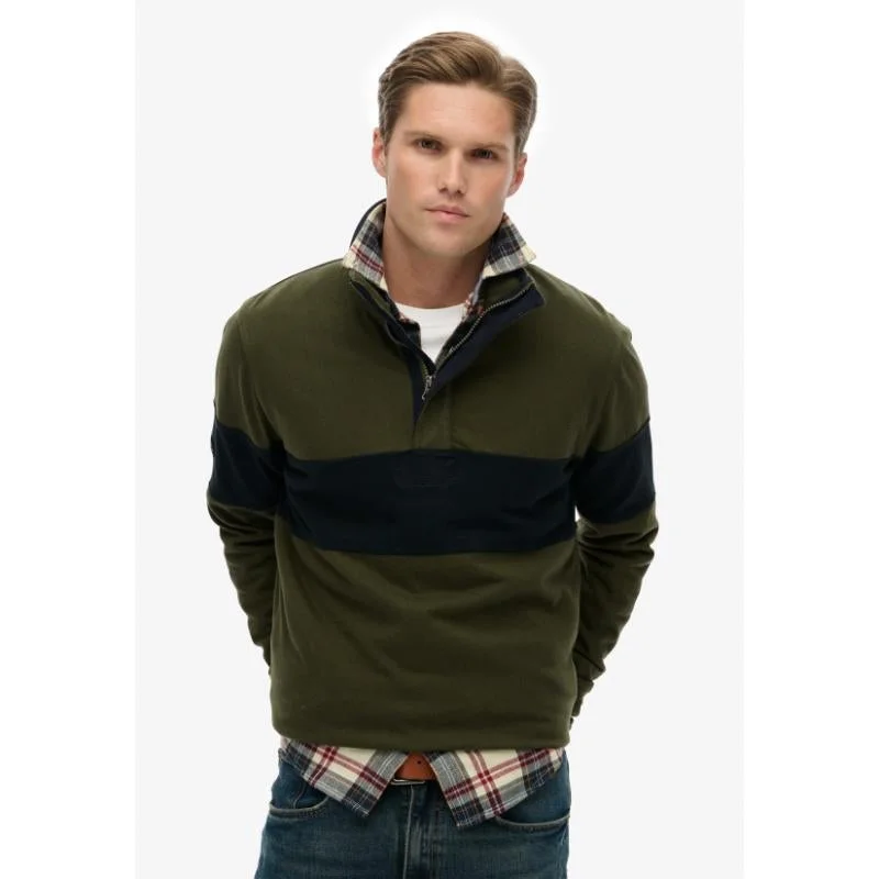 سوبر دراي Classic Rugby Half Zip Top