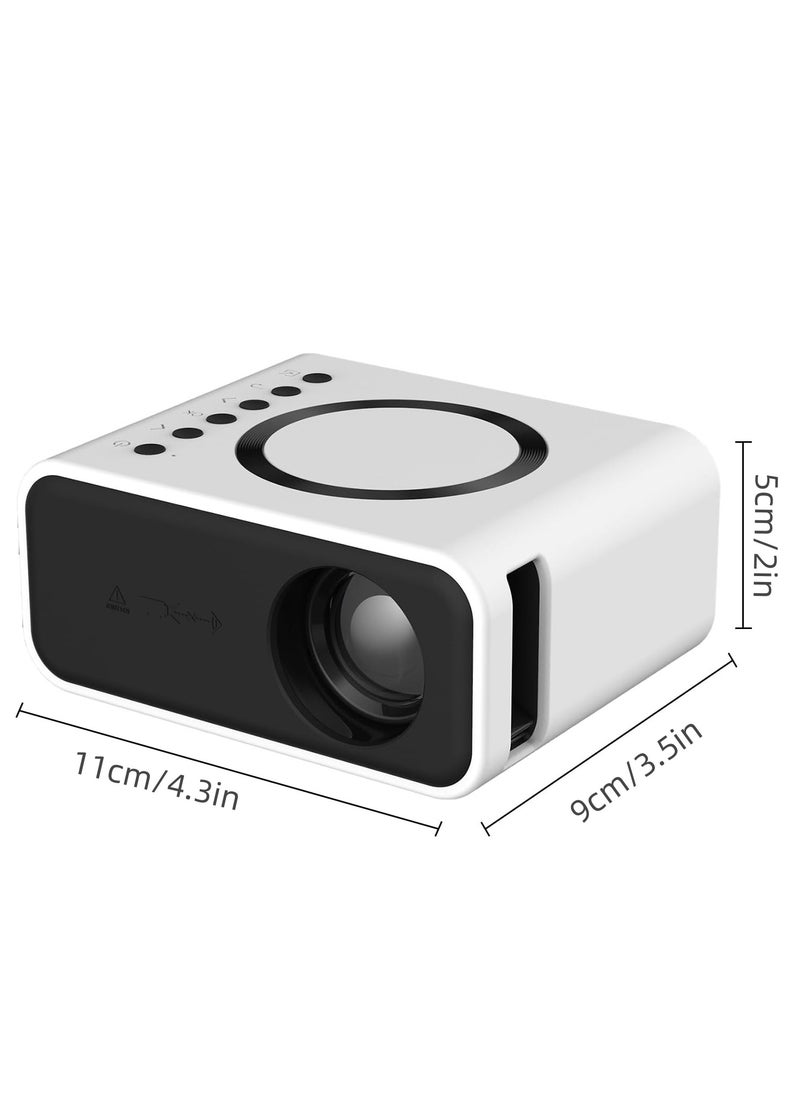 XICEN - Portable Mini Projector with WIFI, Remote Controller and Built-in Speaker, HD Outdoor Projector Compatible with Phone/iOS/Android/Tablet/Laptop/TV Stick/HDMI - Image 1