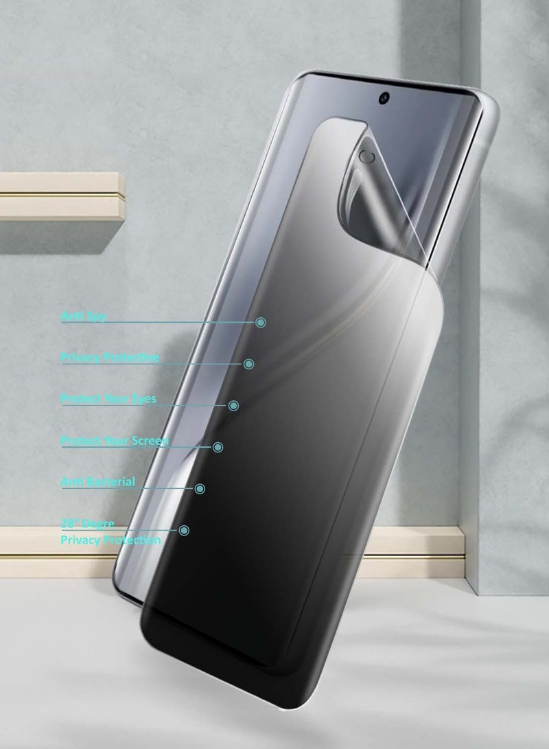 Wtech Tecno Camon 40 Pro 5G 2025 Premium Hydrogel Anti Spy / Anti Privacy Film Thin and Flexible Screen Protector (MSHFMP) - Clear - Image 2