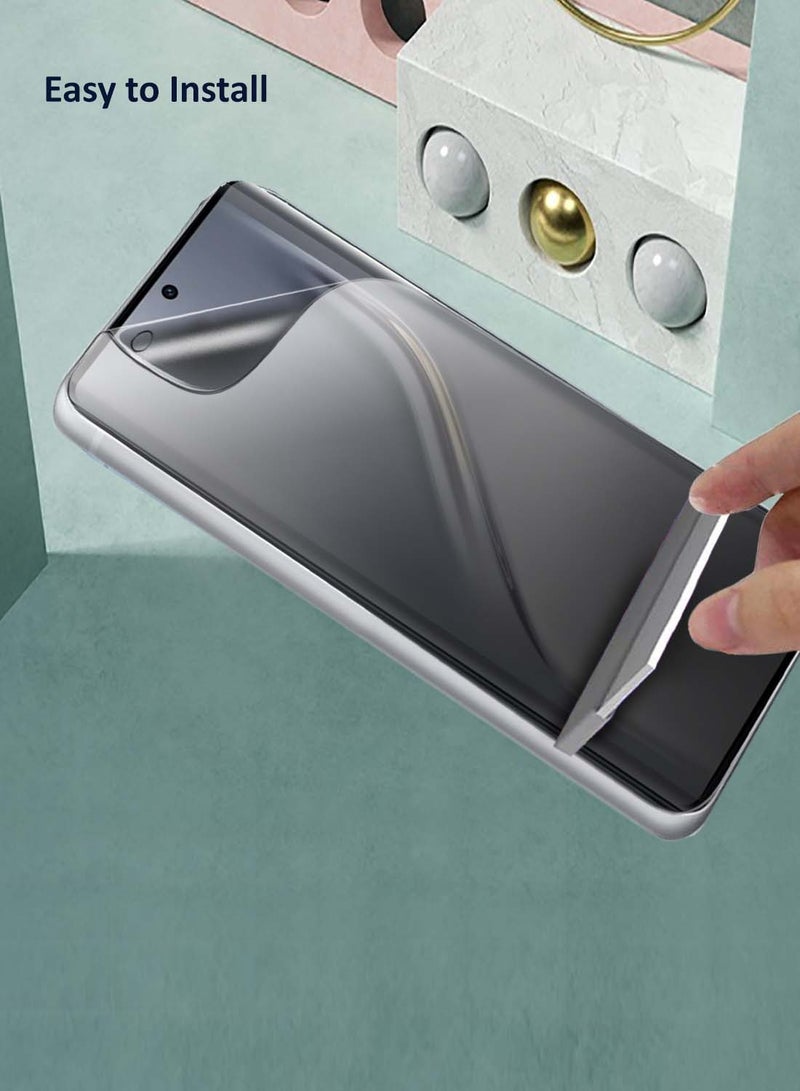 Wtech Tecno Camon 40 Pro 5G 2025 Premium Hydrogel Anti Spy / Anti Privacy Film Thin and Flexible Screen Protector (MSHFMP) - Clear - Image 3