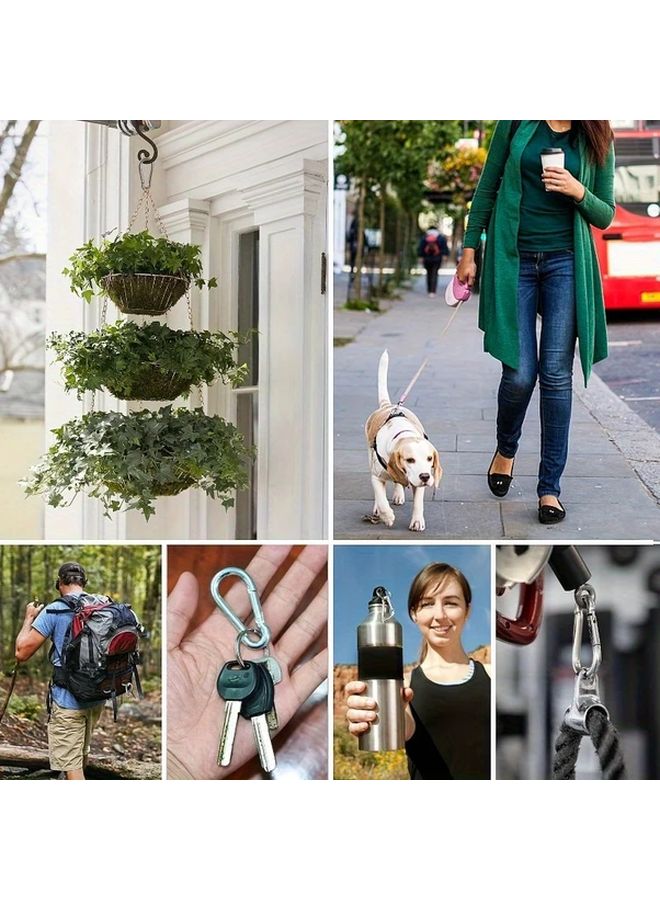 304 Stainless Steel Snap Ring Spring Buckle Heavy Duty M4 M6 M8 4 6 PCS Outdoor Camping Fishing Hammock - Image 5