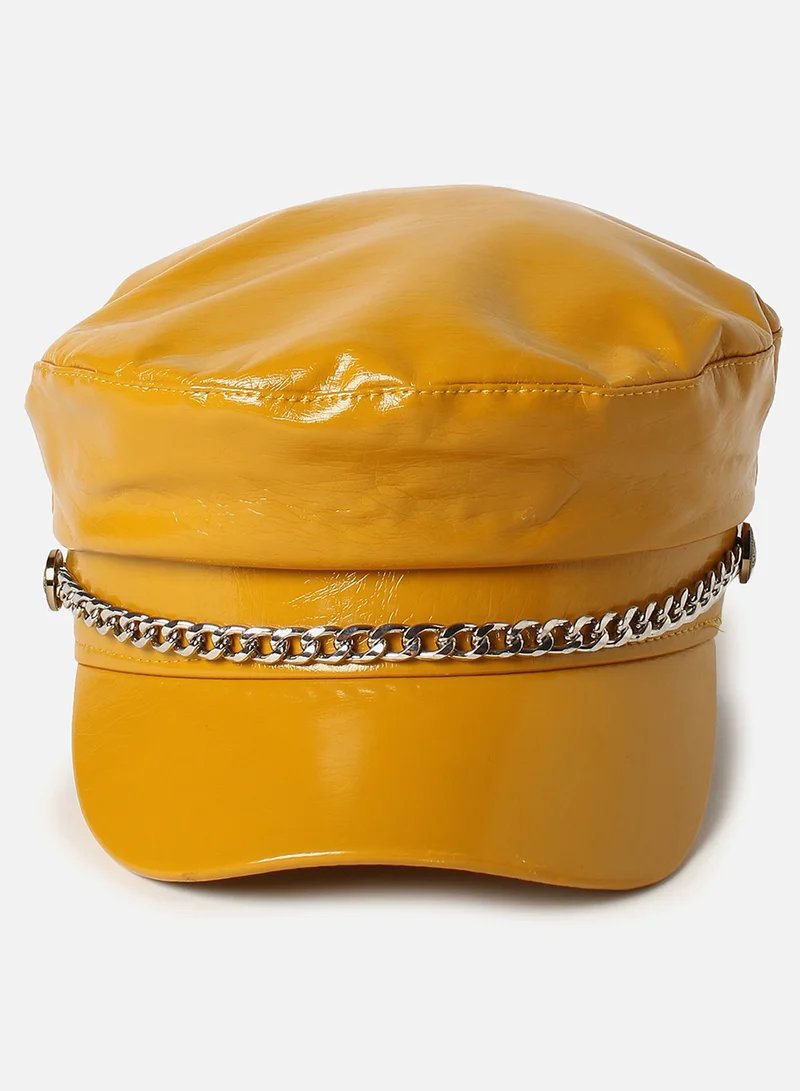 صوص هاوت Solid Yellow Beret Cap