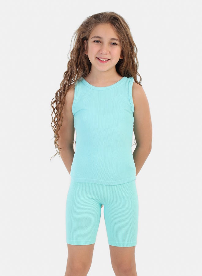 كارينا جرلي مضلع ركوب الدراجات السراويل - Image 1