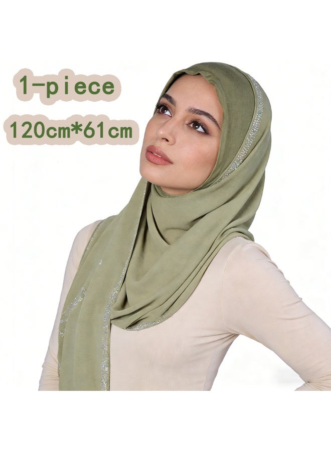 1-Piece Instant Hijab | Effortless Style & All-Day Comfort | Premium Crinkle Fabric - Image 1