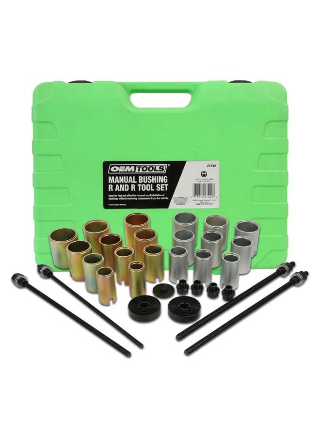 OEMTOOLS 27212 Manual Bushing Installation and Removal Tool Set, Bushing Removal Tool, Bearing Press Kit, Bushing Tool Kit, Tool Kit Push Pull Bushing - Image 1