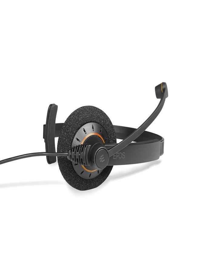 EPOS Sennheiser SC 30 USB ML (504546) - Single-Sided Business Headset | For Skype for Business | with HD Sound, Noise-Cancelling Microphone, & USB Connector (Black) - Image 2