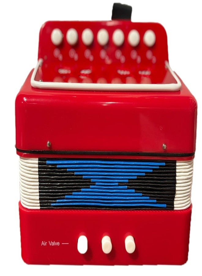 هامليز آلة موسيقية أكورديون من هامليز، أكورديون لعبة للأطفال، أكورديون صغير للمبتدئين بـ 7 أزرار، مناسب للأطفال من عمر 5 سنوات فما فوق | آمن ومناسب كهدية - Image 2