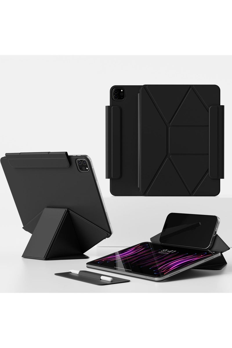 عام غطاء آيباد (A16) للجيلين 11 و10 (2025/2022)، مع حامل مفصلي قابل للتعديل، وحامل قابل للتعديل مع حامل قلم مغناطيسي قابل للإزالة، وإيقاظ/نوم تلقائي، ويمكن استخدامه لجهازين. - Image 1