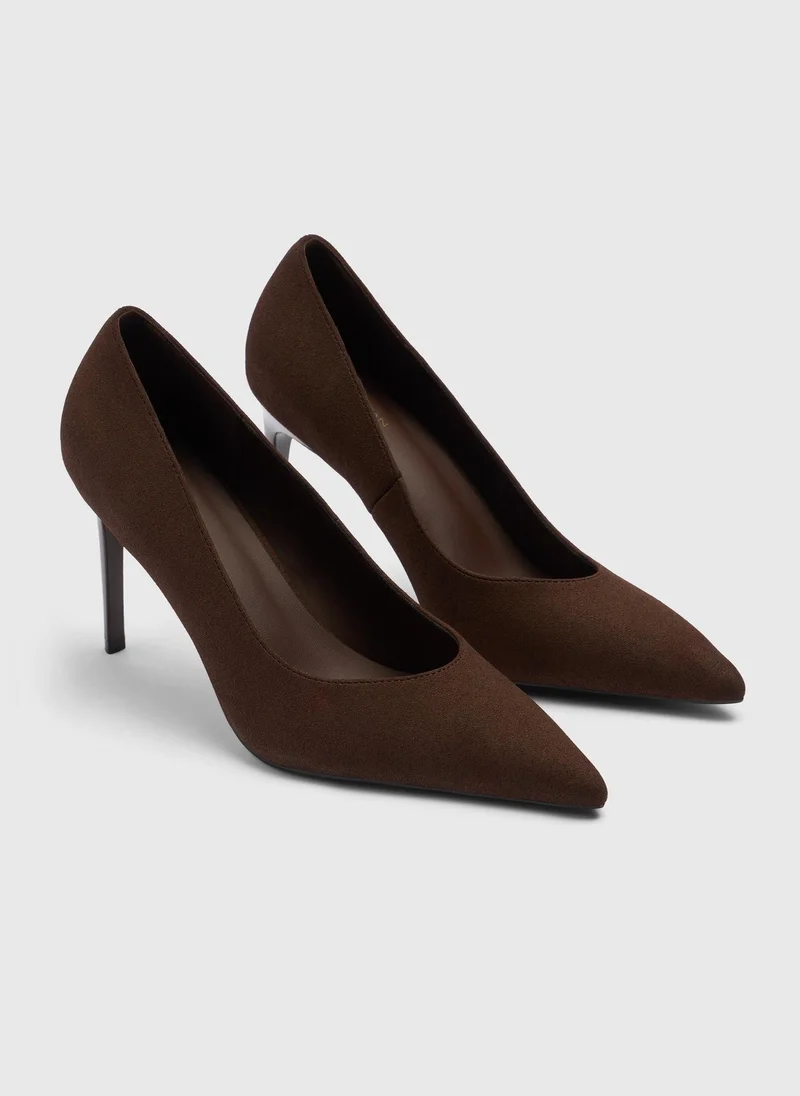 Matalan Brown Court Heels