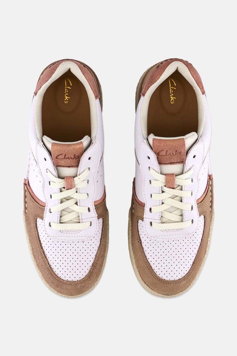 clarks Women Standard Craft Cup Court Lace Up Shoes, Light Purple - Image 3