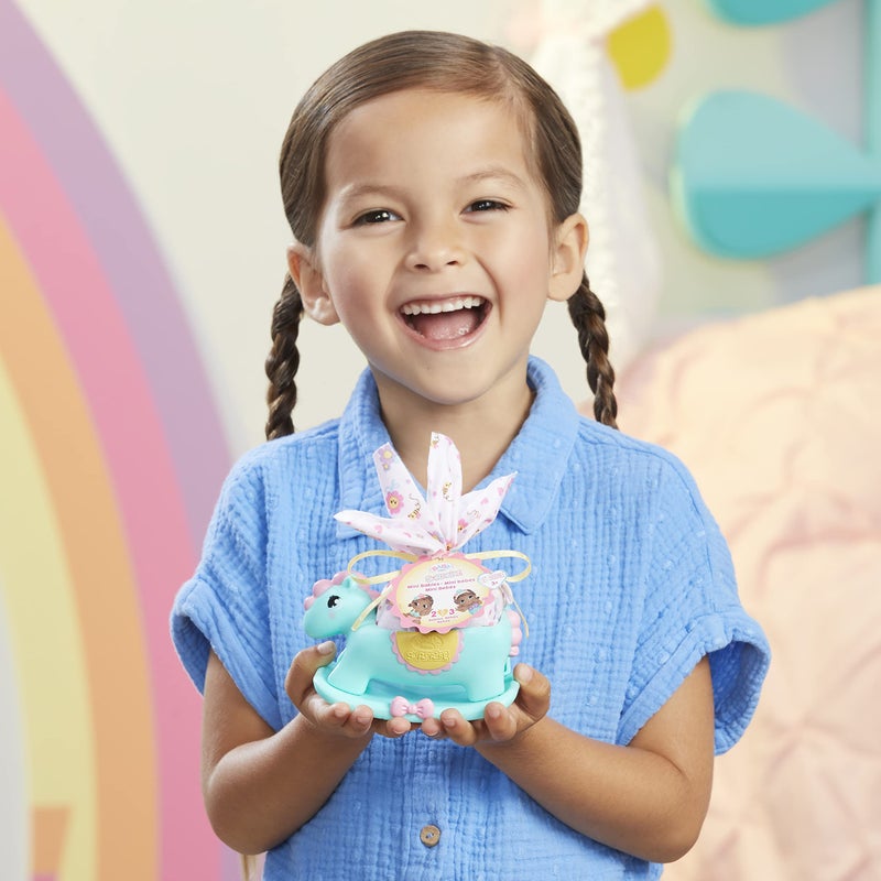 Baby Born Surprise Mini Babies 2.25" – Unwrap Surprise Twins or Triplets Collectible Baby Dolls with Soft Swaddle, Blanket, Rocking Horse, Age 3+, Multicolor (918537) - Image 5