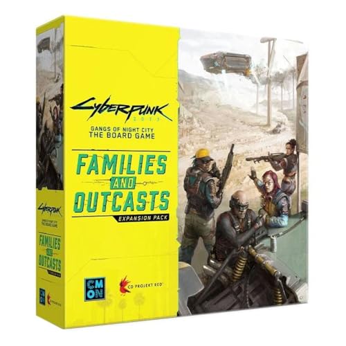 CMON Cyberpunk 2077 Families and Outcasts Board Game Expansion - Introducing The Badlands and New Gang! Immersive Sci-Fi Strategy Game, Ages 14+, 1-5 Players, 90-120 Min Playtime - Image 5