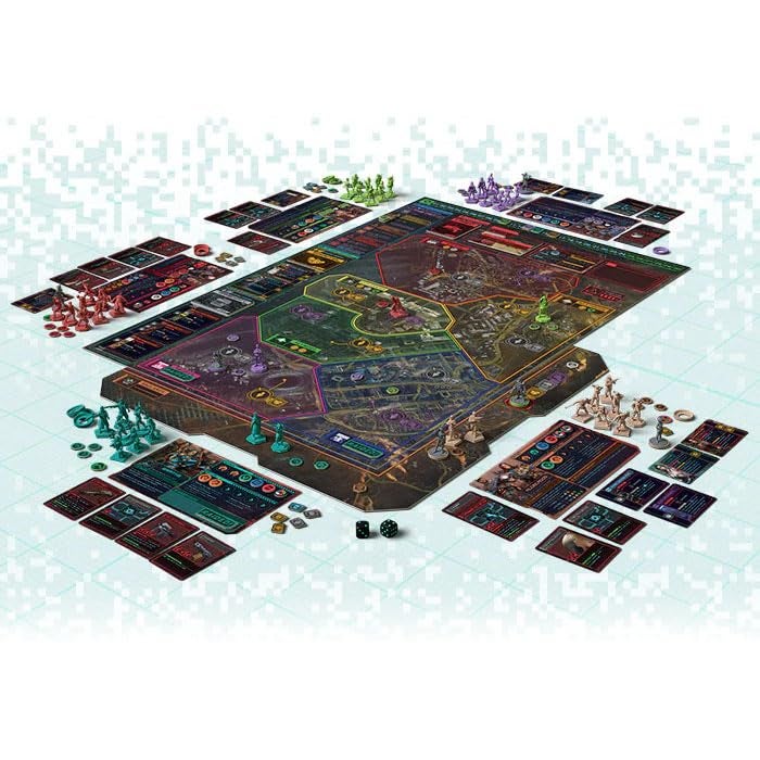 CMON Cyberpunk 2077 Families and Outcasts Board Game Expansion - Introducing The Badlands and New Gang! Immersive Sci-Fi Strategy Game, Ages 14+, 1-5 Players, 90-120 Min Playtime - Image 2