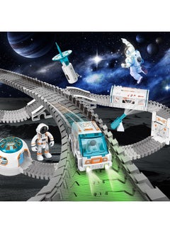 205 Pcs Track Toys, Create A Space For Boys Girls 3 4 5 6 7 9 Year, Diy Race Car Bendable Flexible Playset With Projector & 2Pcs Astronaut, Space Train Set Stem Educational Birthday Easter Gifts - pzsku/Z3DDFB681576442C1D688Z/45/_/1732786174/b4113e68-5797-4af4-b687-67201948174d