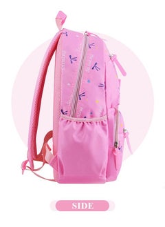 roaiss 3pcs Heart and Bowknot Printed Graphic Cute Functional Backpack Set Schoolbag and Shoulder Bag and Pencil Case with Doll Pendant for Kids/Girls Pink  - Image 5
