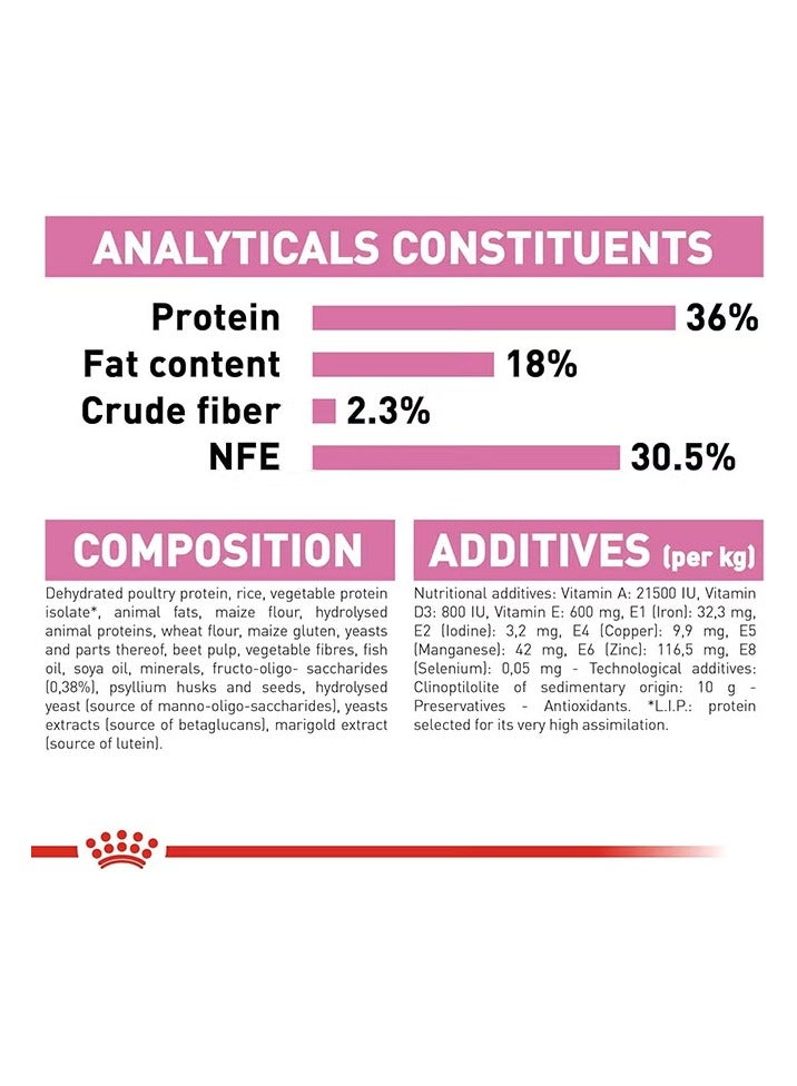 رويال كانين طعام قطط جاف للتغذية الصحية في المرحلة الثانية 4كيلوجرام - Image 4